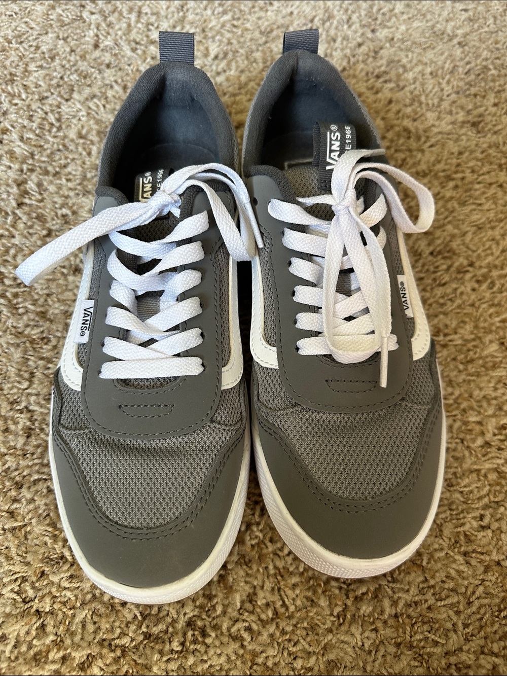 Vans youth 6 or women’s 7.5 gray sneakers